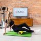 5. Club fitness mat with holes HMS Premium MFK01 Green-Black