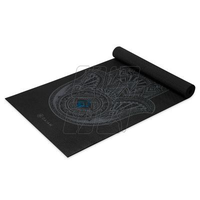 6. GAIAM Gray Hamsa 4 MM 61971 Yoga Mat