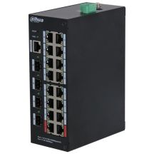 Dahua Technology HS4420-16GT-190 Network Switch Managed L2 Gigabit Ethernet (10/100/1000) Supports PoE Desktop Black