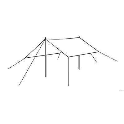 6. Easy Camp Norddal Tarp 3 x 3 m Green Shelter