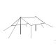 6. Easy Camp Norddal Tarp 3 x 3 m Green Shelter