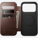 2. Nomad Modern Leather Folio Cell Phone Case 16 cm (6.3") Brown