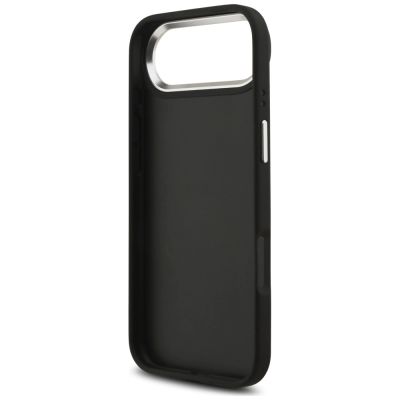 7. Guess Grained Big 4G Classic Logo case for iPhone 17 Air - black