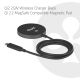 18. CLUB3D CAC-3027 Mobile Charger Smartphone, Universal Black DC Wireless Charging Fast Charging Internal
