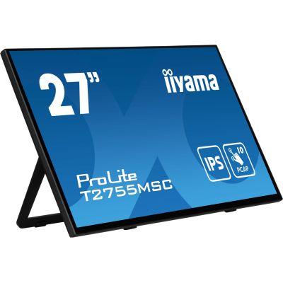 10. iiyama ProLite T2755MSC-B1 computer monitor 68.6 cm (27") 1920 x 1080 px Full HD LED Touchscreen Blade Black