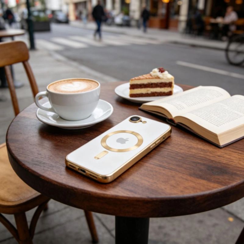 3. Tech-Protect MagFlex MagSafe Case for iPhone 16e / 17e - Gold