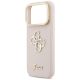 6. Guess Grained Big 4G & Stand Camera Case for iPhone 17 Pro - Pink