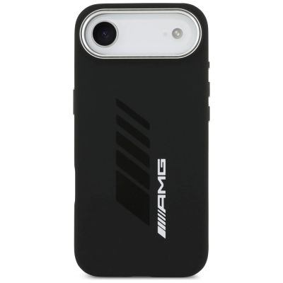 3. AMG Silicone Oversize Rhombs MagSafe Case for iPhone Air - Black
