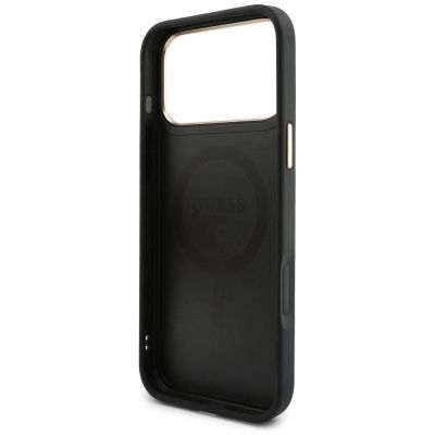 7. Guess 4G Case with MagSafe Wallet for iPhone 18 Pro Max / 17 Pro Max – Black