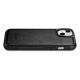9. iCarer Leather Oil Wax case covered with natural leather for iPhone 14 Plus black (WMI14220719-BK)