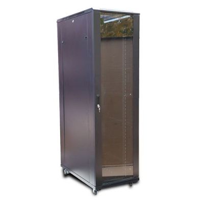 2. Extralink Rack Cabinet 42U 600x800 Black Floor Standing