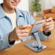 4. Orico PS2 foldable phone stand, 360° rotating - silver