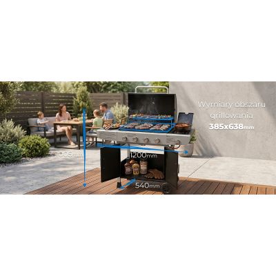 21. Ravanson GO-4 13.3 kW gas grill