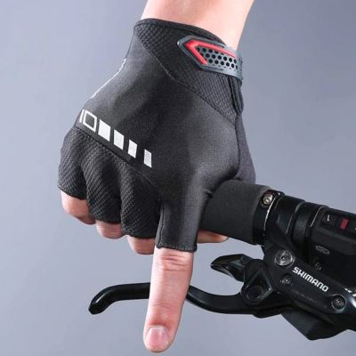 7. Rockbros S143-BK XL cycling gloves with gel inserts - black
