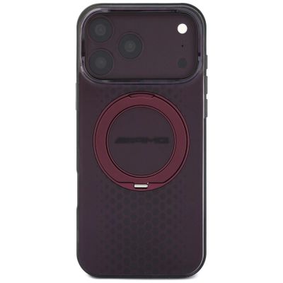 3. Mercedes AMG IML Double Layer Urban Line with Ring Stand MagSafe case for iPhone 18 Pro Max / 17 Pro Max - burgundy