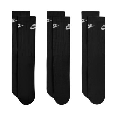 5. Nike Everyday Elevated Socks 3 Pairs Black IH8522 902