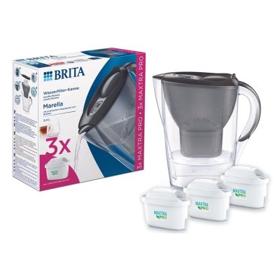 2. Brita Marella Manual Water Filter 2.4L Blue