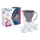 2. Brita Marella Manual Water Filter 2.4L Blue
