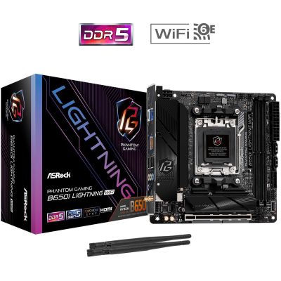 6. Asrock B650I LIGHTNING WIFI Motherboard