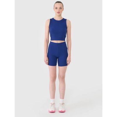 6. Women's short knit leggings 4F 4FRSS25TSTIF016-31S