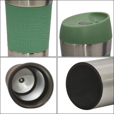 15. EXCELLENT HOUSEWARE THERMAL TRAVEL MUG 350L GREEN