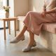 6. Women's openwork gray and silver shoes Jezzi ASA222