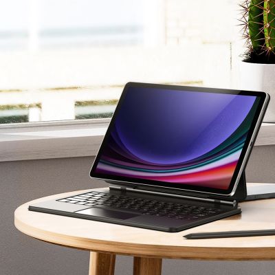 3. Dux Ducis Keyboard (MK Series) Case with Bluetooth Keyboard for Samsung Galaxy Tab S9+ / S8+ / S7+ - Black