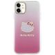 3. Hello Kitty IML Gradient Electrop Kitty Head Case for iPhone 11 / Xr - Pink