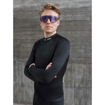 5. POC M's Thermal Lite LS Jersey Black
