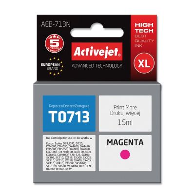Activejet AEB-713N Ink (replaces Epson T0713, T0893, T1003; Supreme; 15 ml; red)