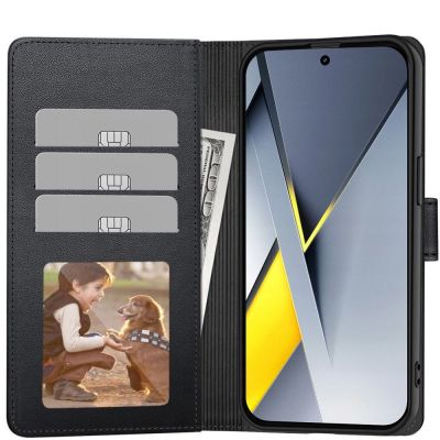 2. Tech-Protect Wallet Case for Xiaomi Poco F8 - Black