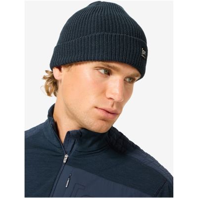 SUPER.NATURAL Merino Basic Beanie, navy blue, ONE SIZE one size