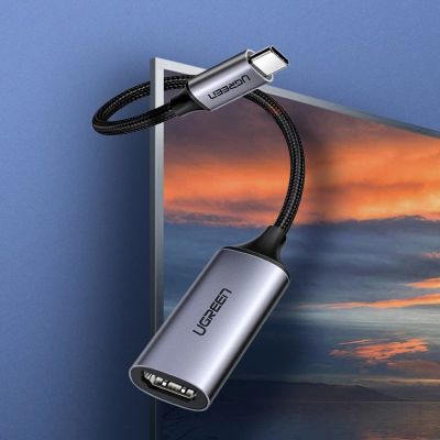 2. Ugreen USB Type C to HDMI 2.0 Adapter 4K @ 60 Hz Thunderbolt 3 for MacBook / PC gray (70444)