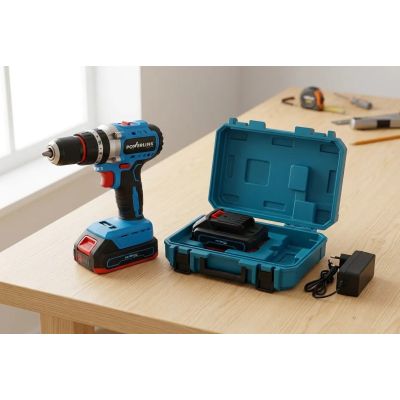 17. EXTRALINK POWERLINK Cordless Drill Driver PWL-CD1002C 10MM 20V 2X1.5AH