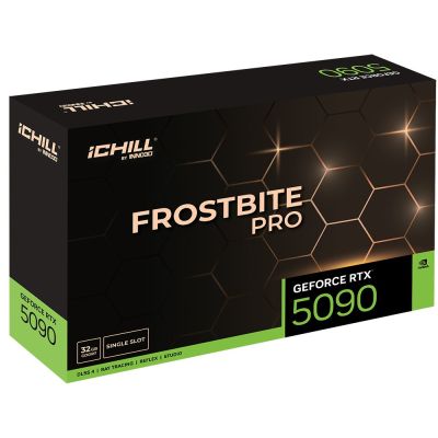 5. graphics card INNO3D RTX 5090 ICHILL FROSTBITE PRO 32