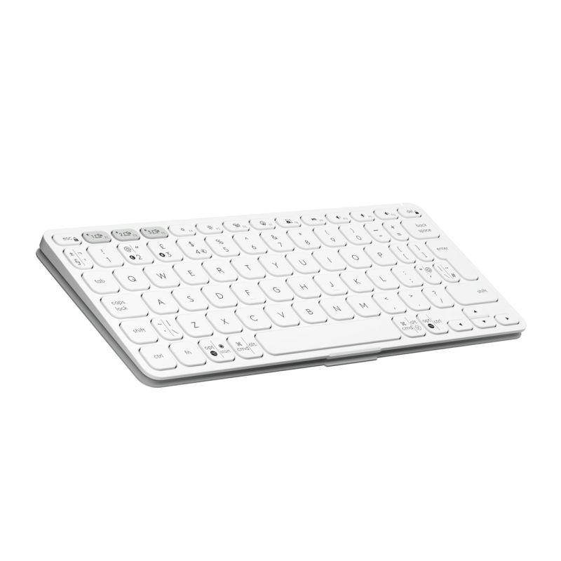 7. Logitech Keys-To-Go 2 QWERTY American International Bluetooth White