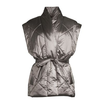 CASALL Mellow Wrap Quilt Vest Gray