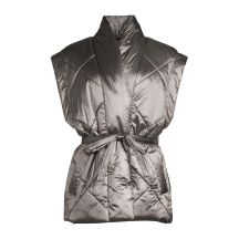 CASALL Mellow Wrap Quilt Vest Gray