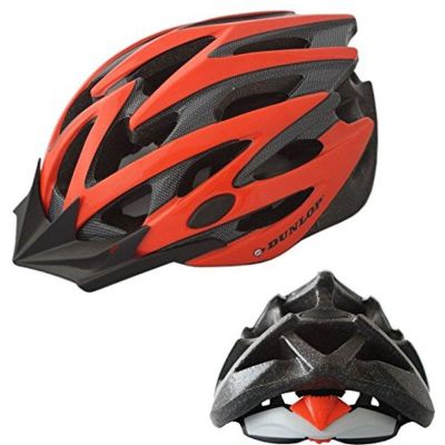 37. DUNLOP MTB RED RS ADJUSTABLE CYCLING HELMET (53-55CM)