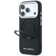 2. Karl Lagerfeld Ring Stand 360 Saffiano Classic Logo MagSafe Case for iPhone 18 Pro / 17 Pro - Black