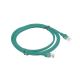 3. PATCHCORD CAT.5E UTP 0.25M GREEN FLUKE PASSED LANBERG 10-PACK