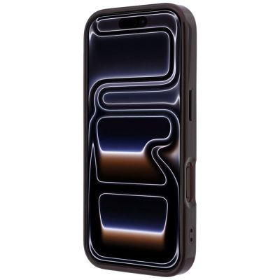 5. BMW Sign Frosted IML & Metal Logo MagSafe Case for iPhone 18 Pro Max / 17 Pro Max - Burgundy
