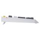3. Hator Icefall white membrane gaming keyboard (black and white keys)