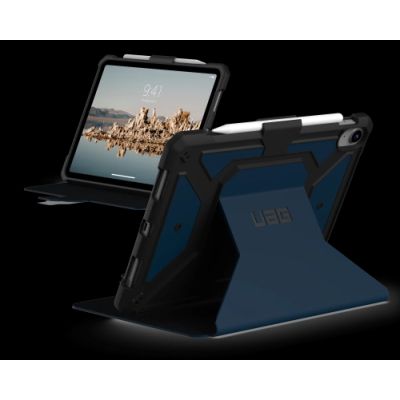 3. UAG Metropolis SE Case with Apple Pencil Holder for iPad 10.9" (10th Gen.) - Navy Blue