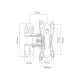 6. BLOW 76-854# monitor mount (wall-mounted, tiltable; 10" - 27"; max. 20kg)