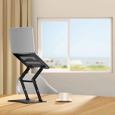 14. Wozinsky WRS-CPY75DSB Aluminum Laptop and Tablet Stand + Free Smartphone Stand - Black