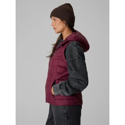 4. Women's synthetic-filled vest 4F 4FRAW26TVJAF422-60S