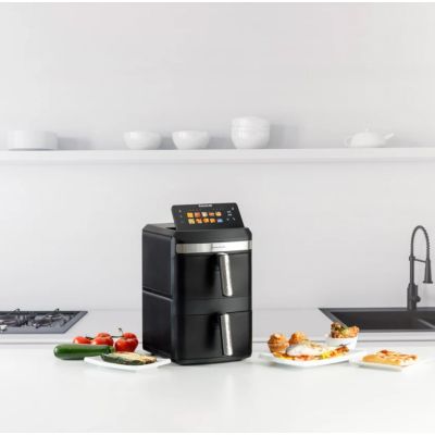 2. Taurus Air Duo Slim Air Fryer with Two Baskets