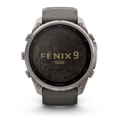 6. Garmin Fenix 9 Pro 47mm Titan Black Watch