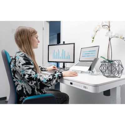 20. Digitus Desk with electric height adjustment, USB charging station and drawer